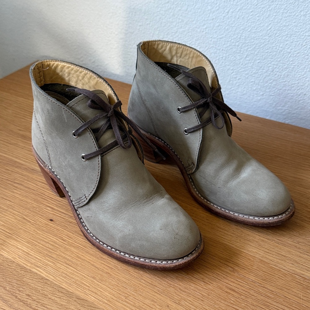 Red Wing Heritage Gray Ankle Boots